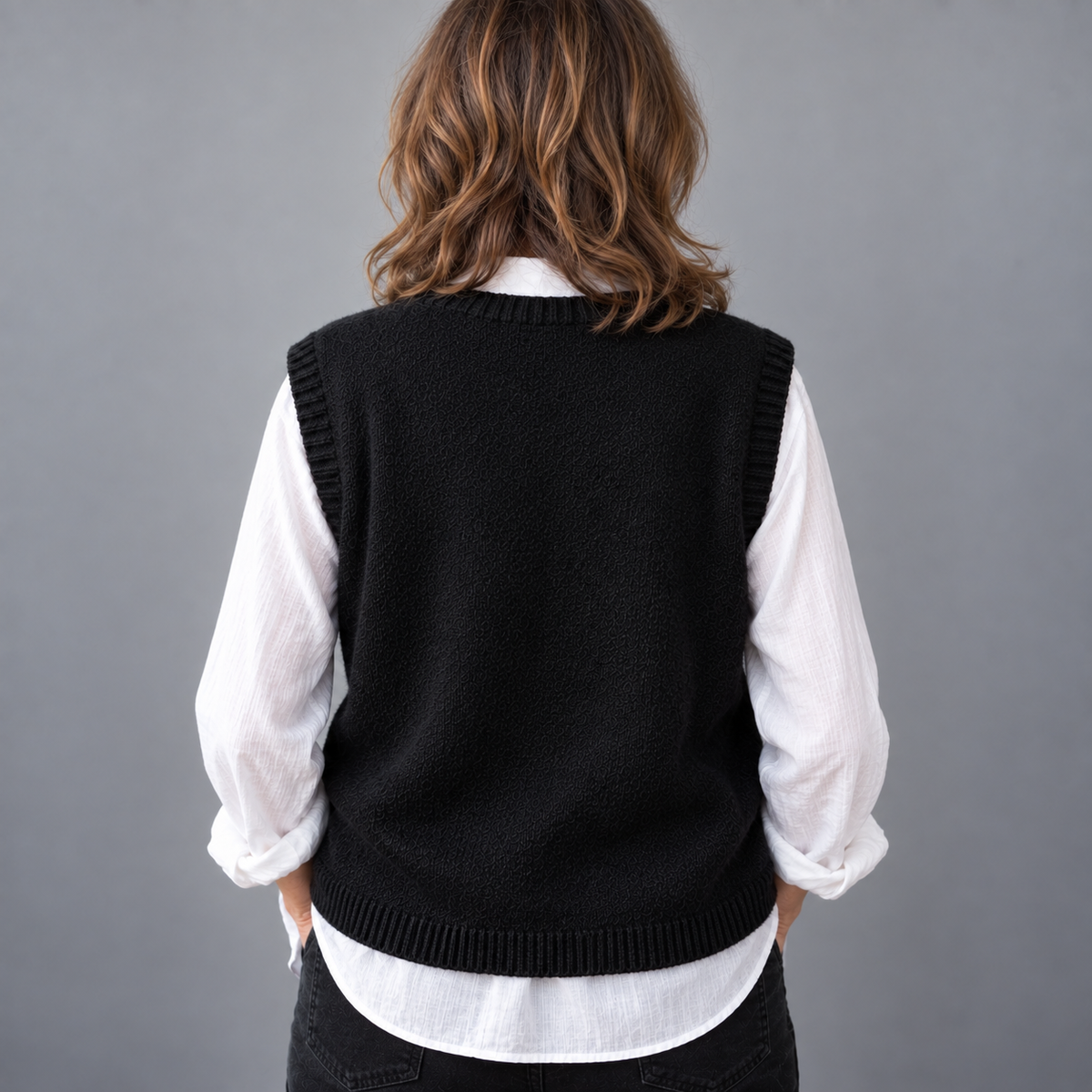 Maura Button Knit Vest
