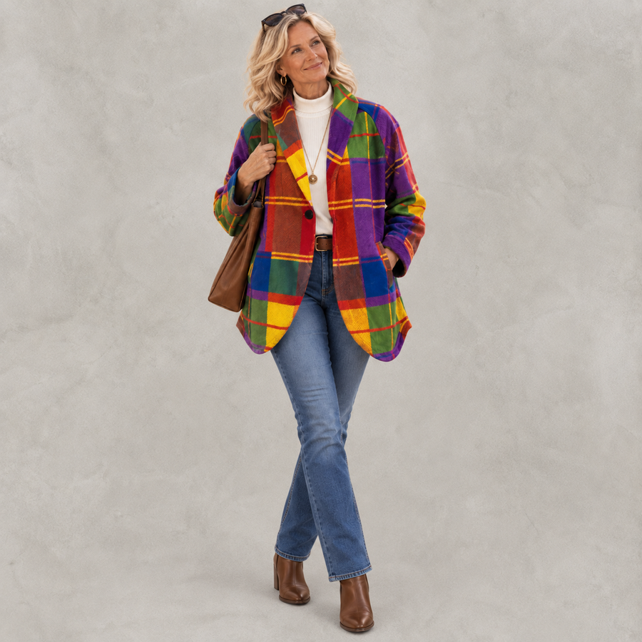 Jenneke | Checkered Jacket