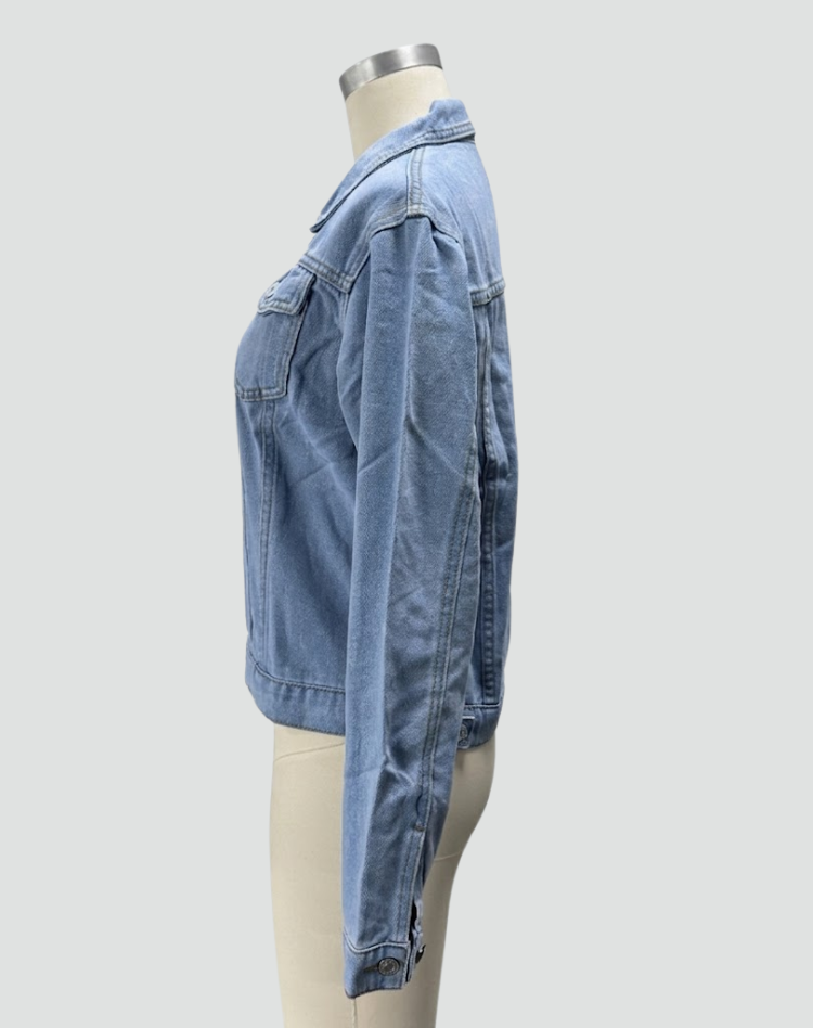 Marin | Timeless Women's Denim Jacket with Button Closure and Practical Pockets
