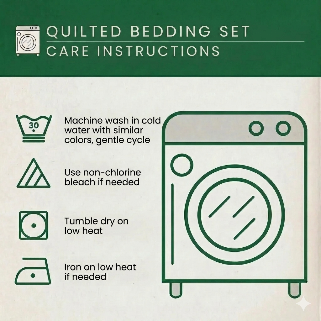 Winter Wonder 3-Piece Quilted Bedding Set