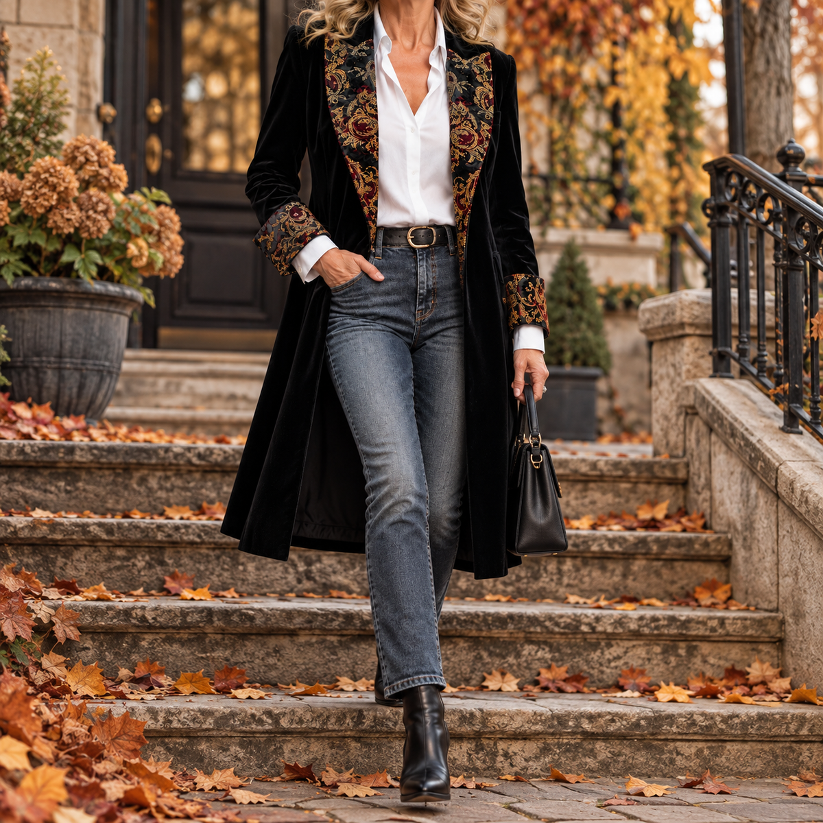 Women’s Baroque Trim Tailored Blazer