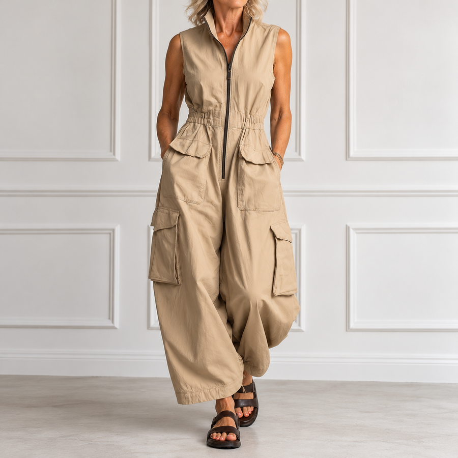 Ursula™ Utility Cargo Jumpsuit