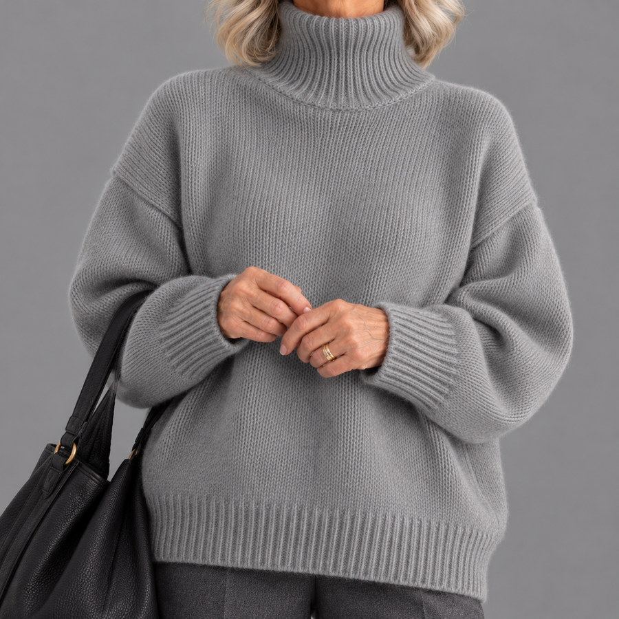 Amaya | Luxe Cashmere Turtleneck Sweater