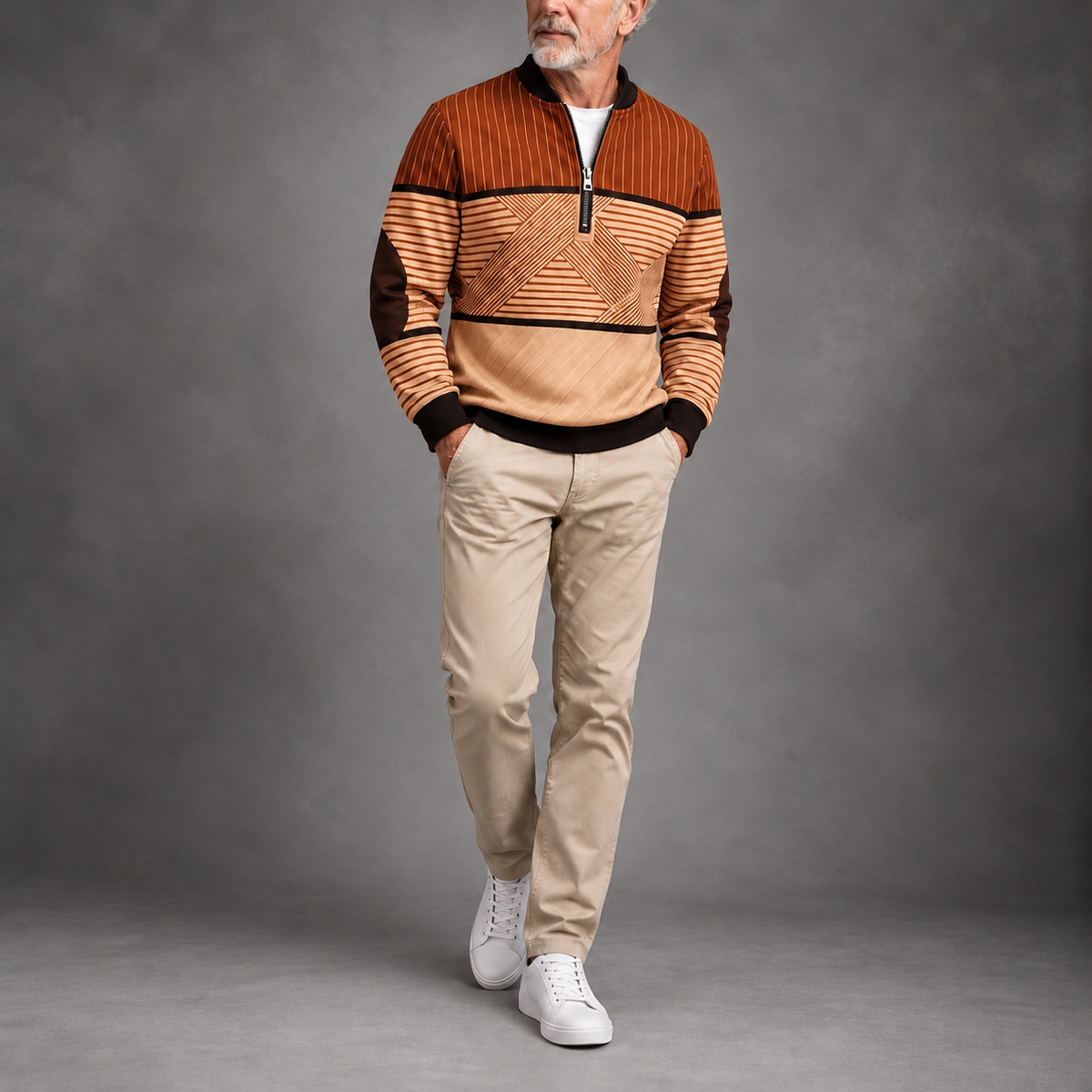 Conrad™ — Stylish Half-Zip Sweater