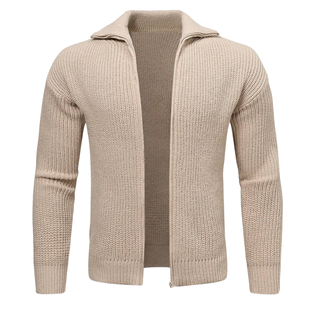 Donald | Zip-Up Cardigan