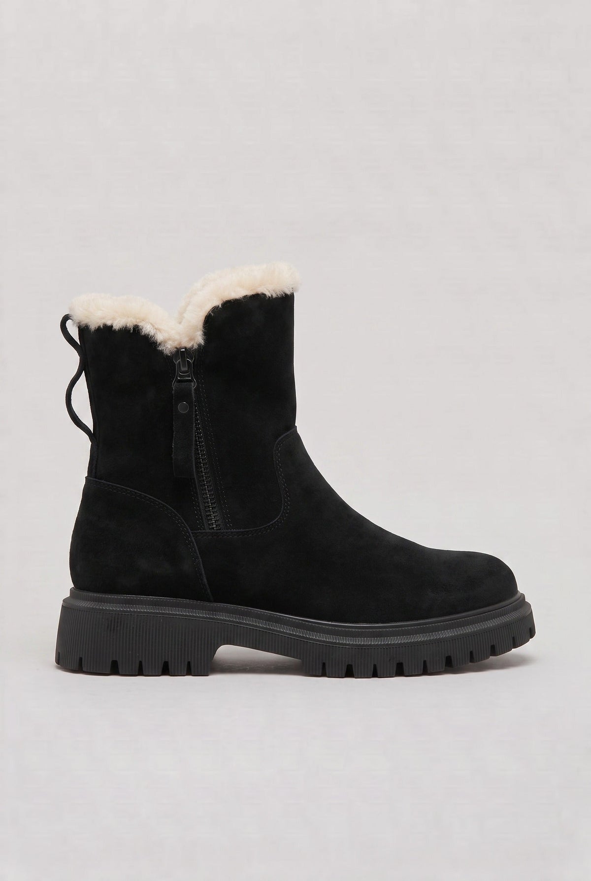 Women's Ankle Boots | Side Zip Chunky Sole