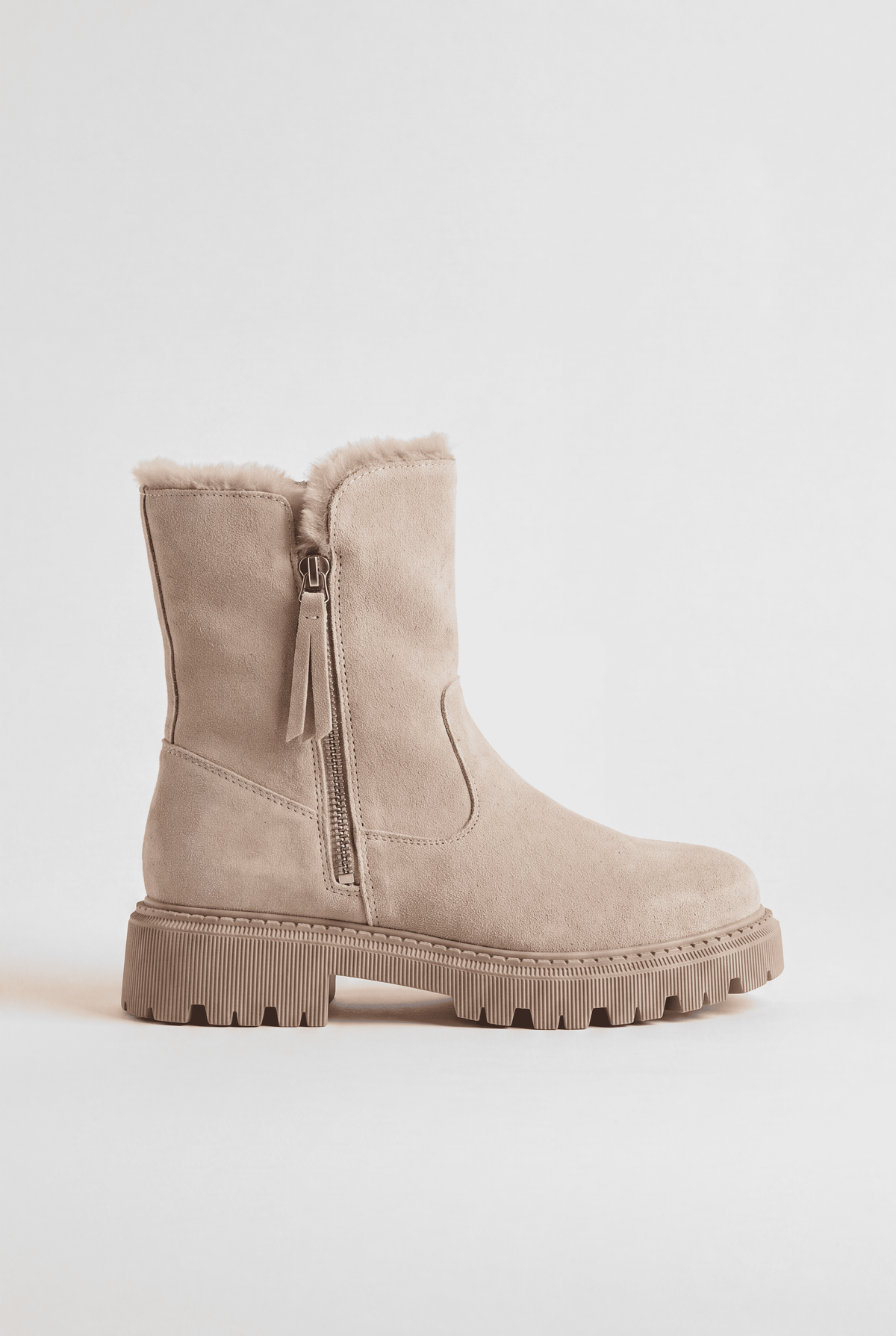 Women's Ankle Boots | Side Zip Chunky Sole