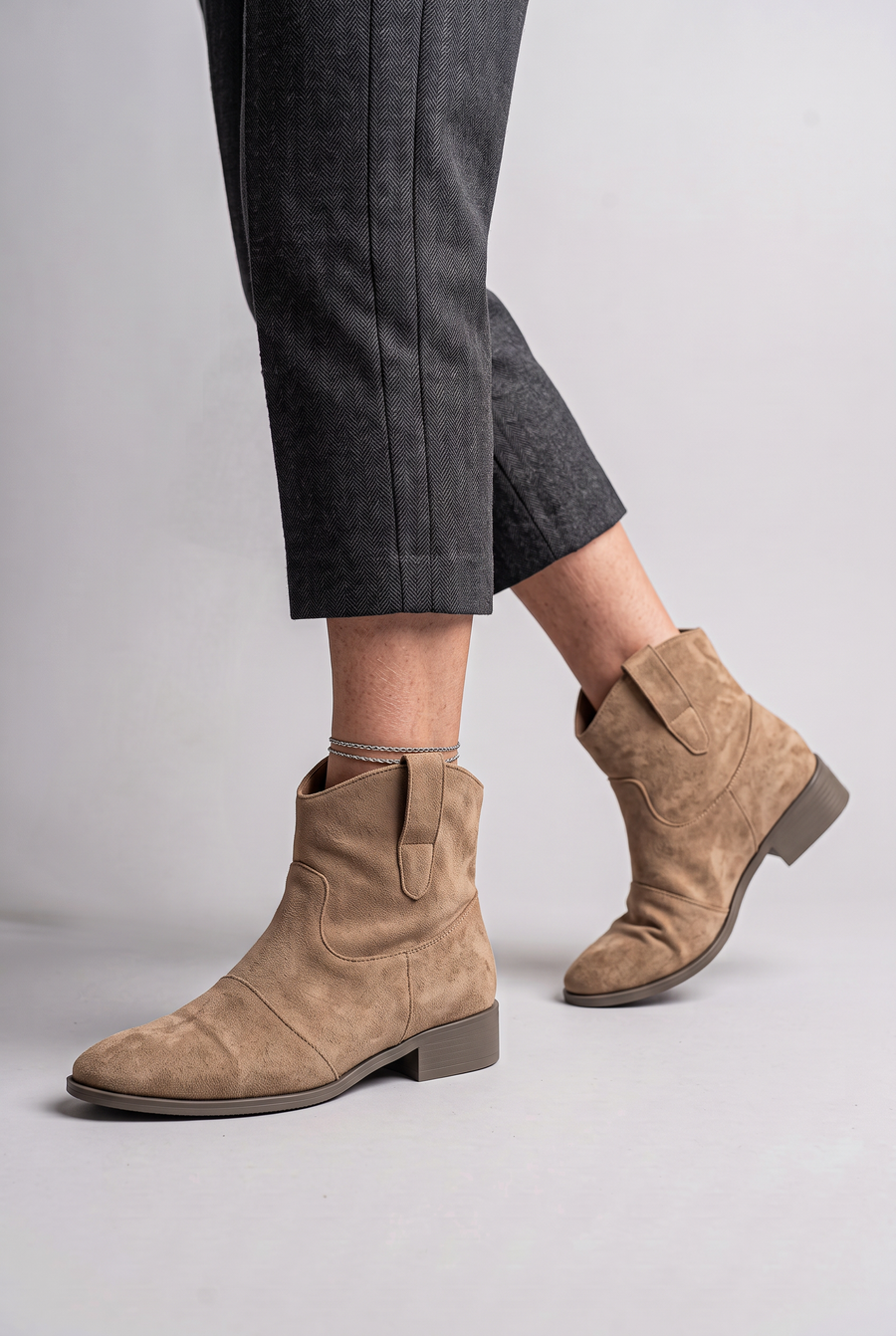 Women's Ankle Boots | Western Slip-On