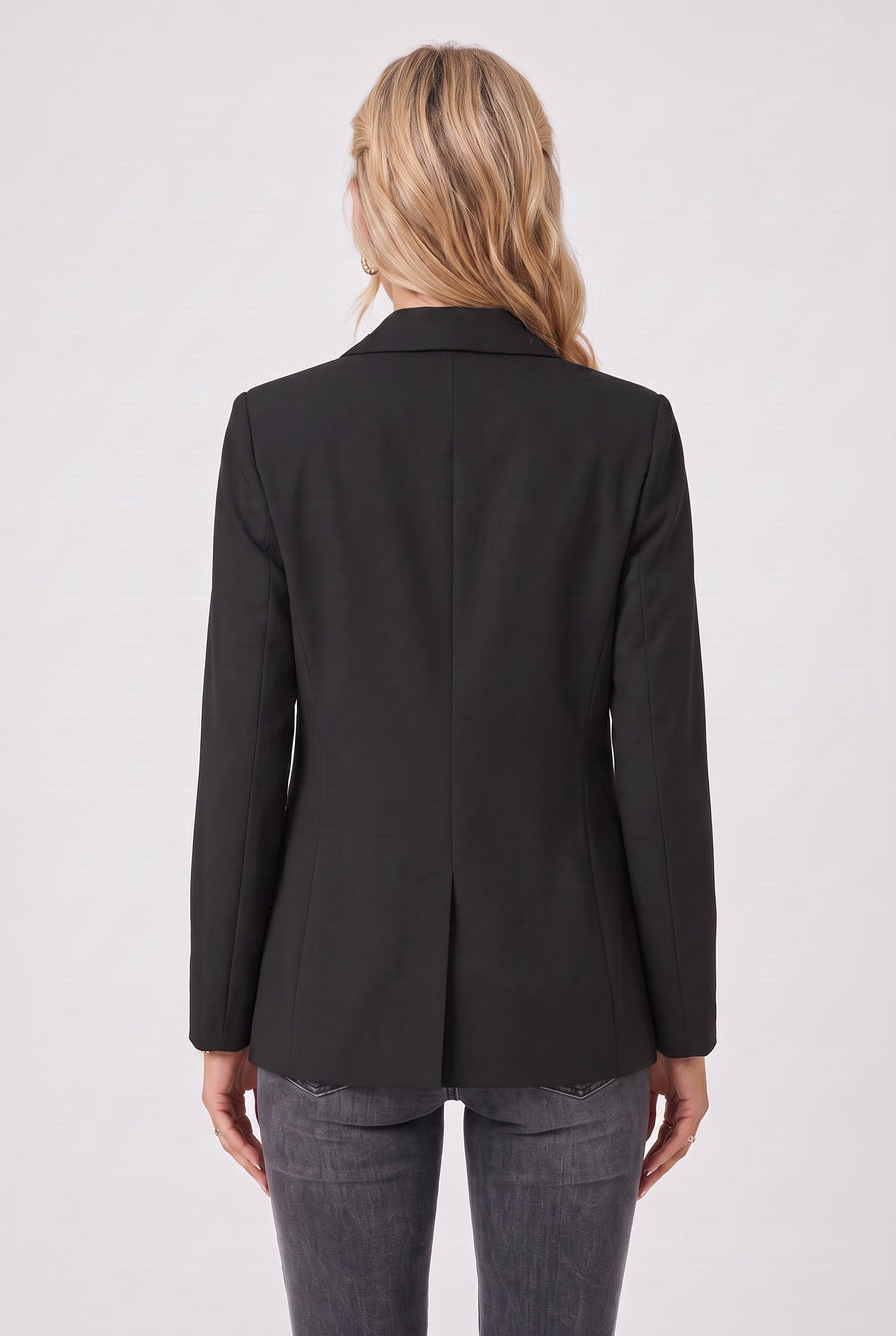 Women’s Blazer | Single-Breasted with Flap Pockets