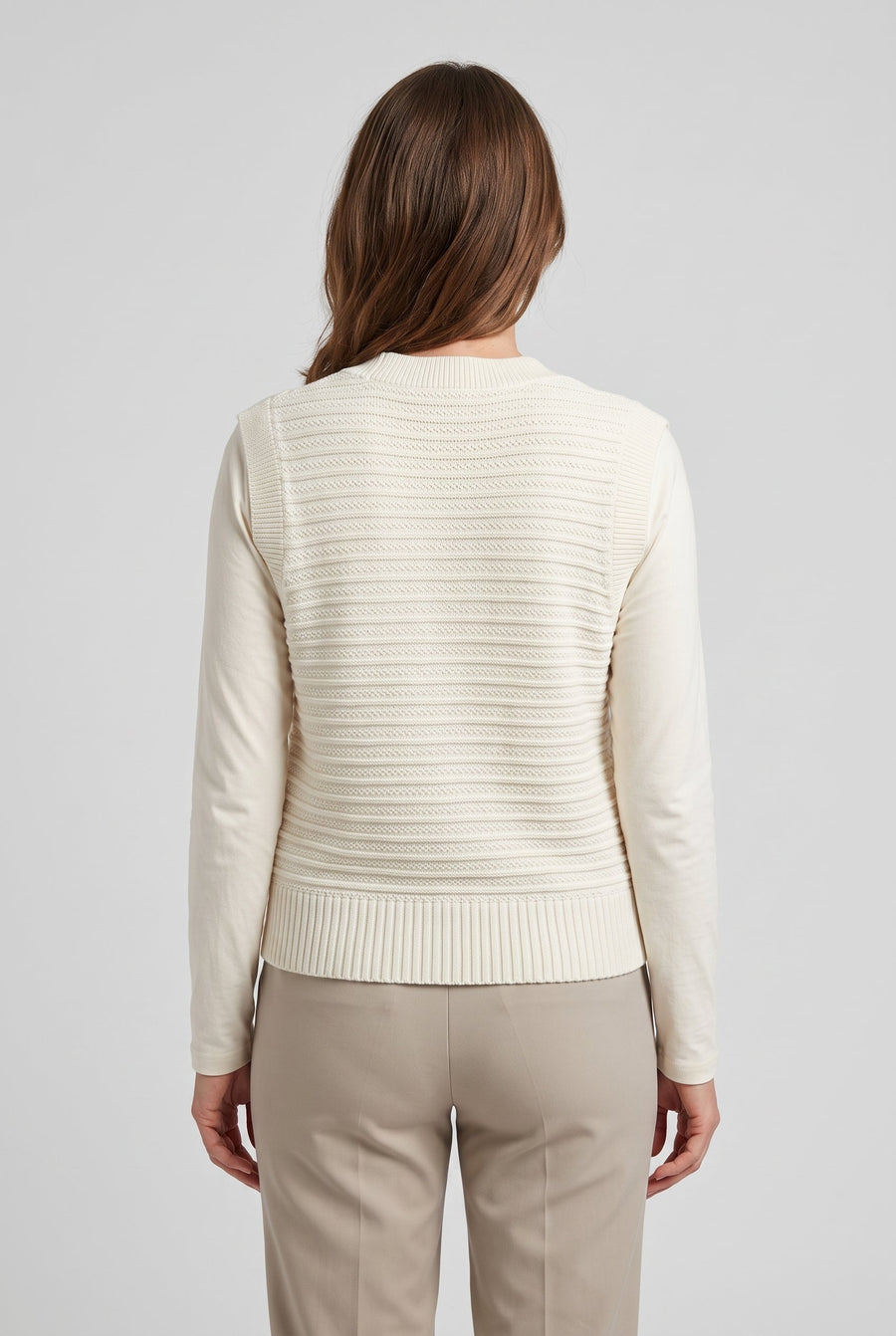 Women's Cardigan | Sleeveless Toggle-Button Knit