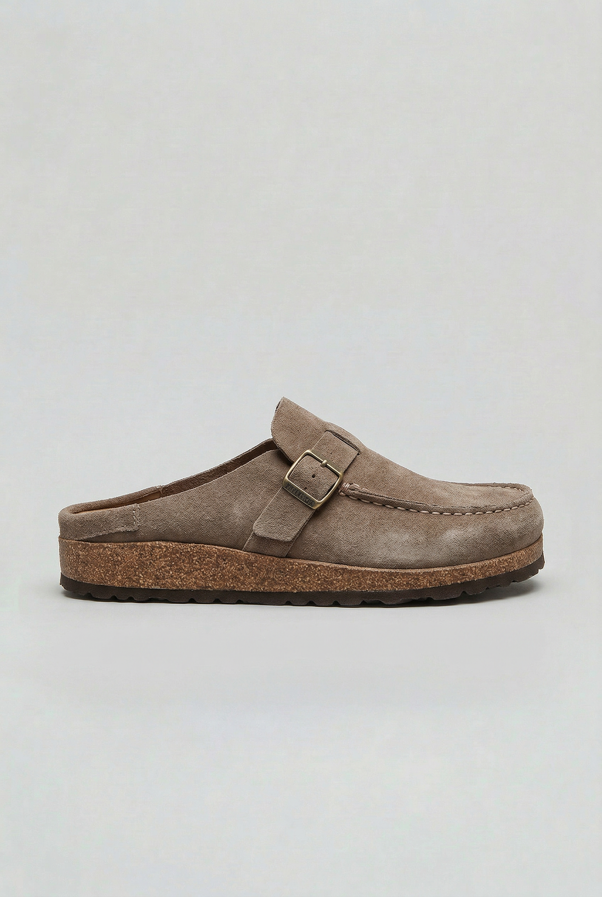 Women’s Clogs | Suede Look with Buckle Strap