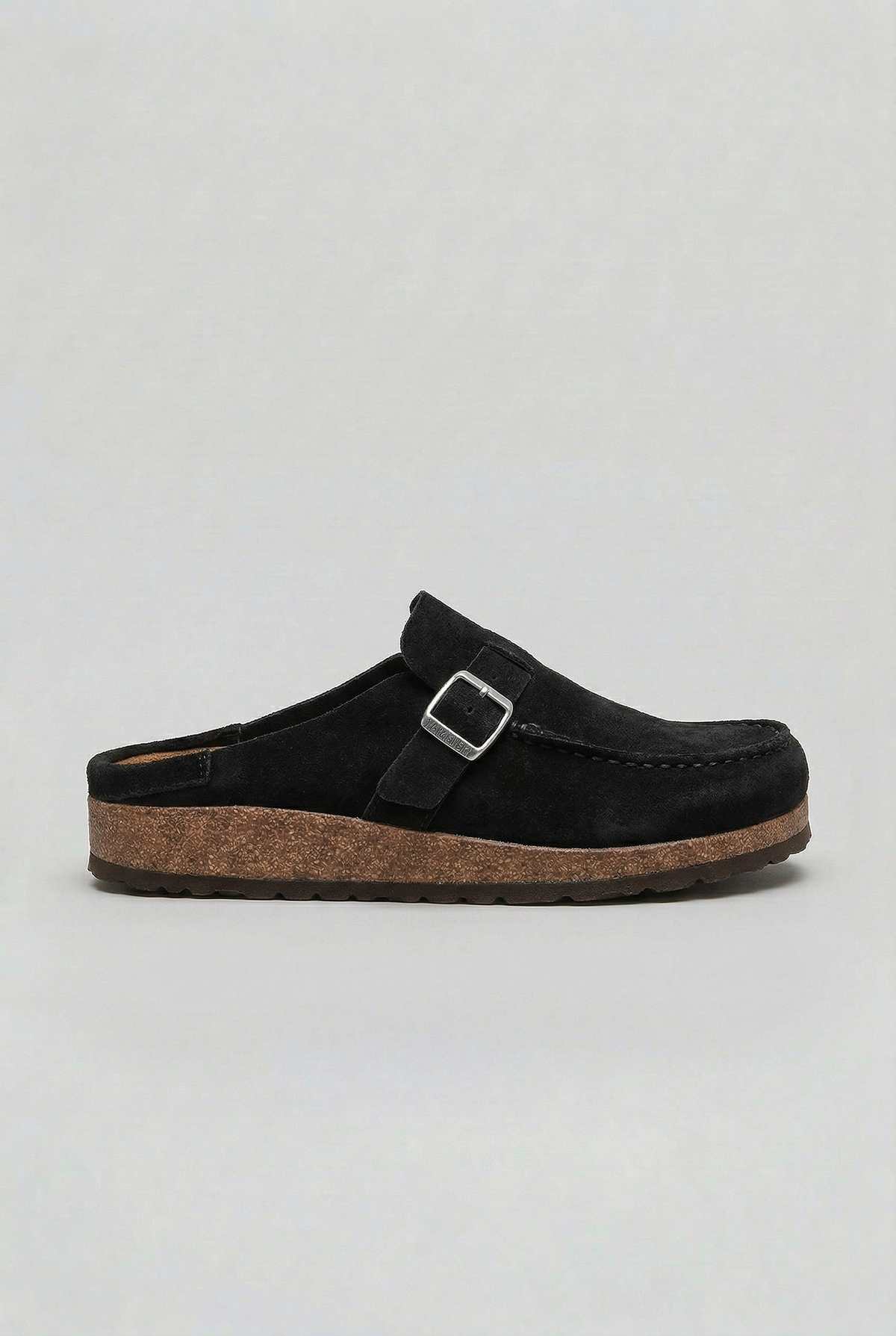 Women’s Clogs | Suede Look with Buckle Strap