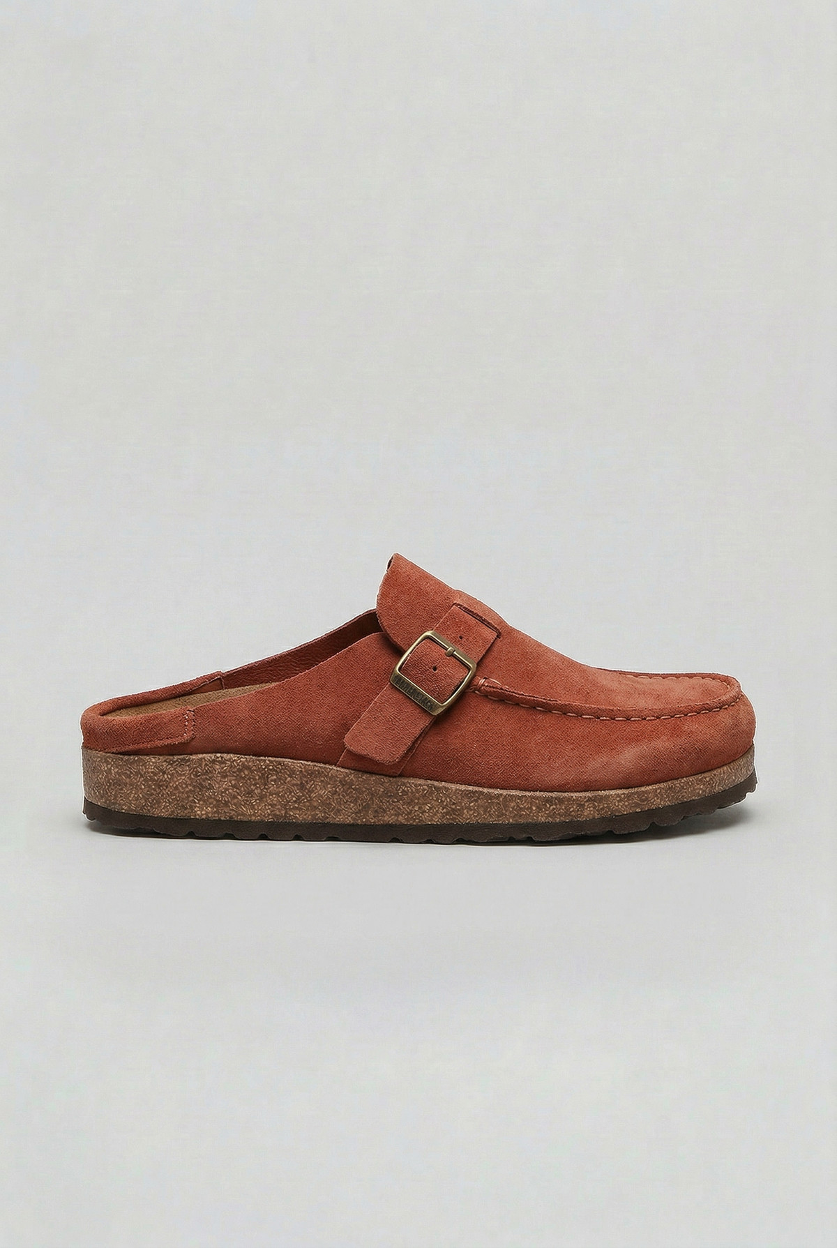 Women’s Clogs | Suede Look with Buckle Strap