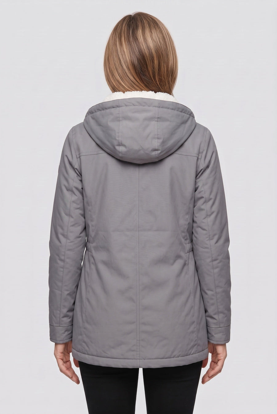 Women’s Coat | Hooded Zip Front