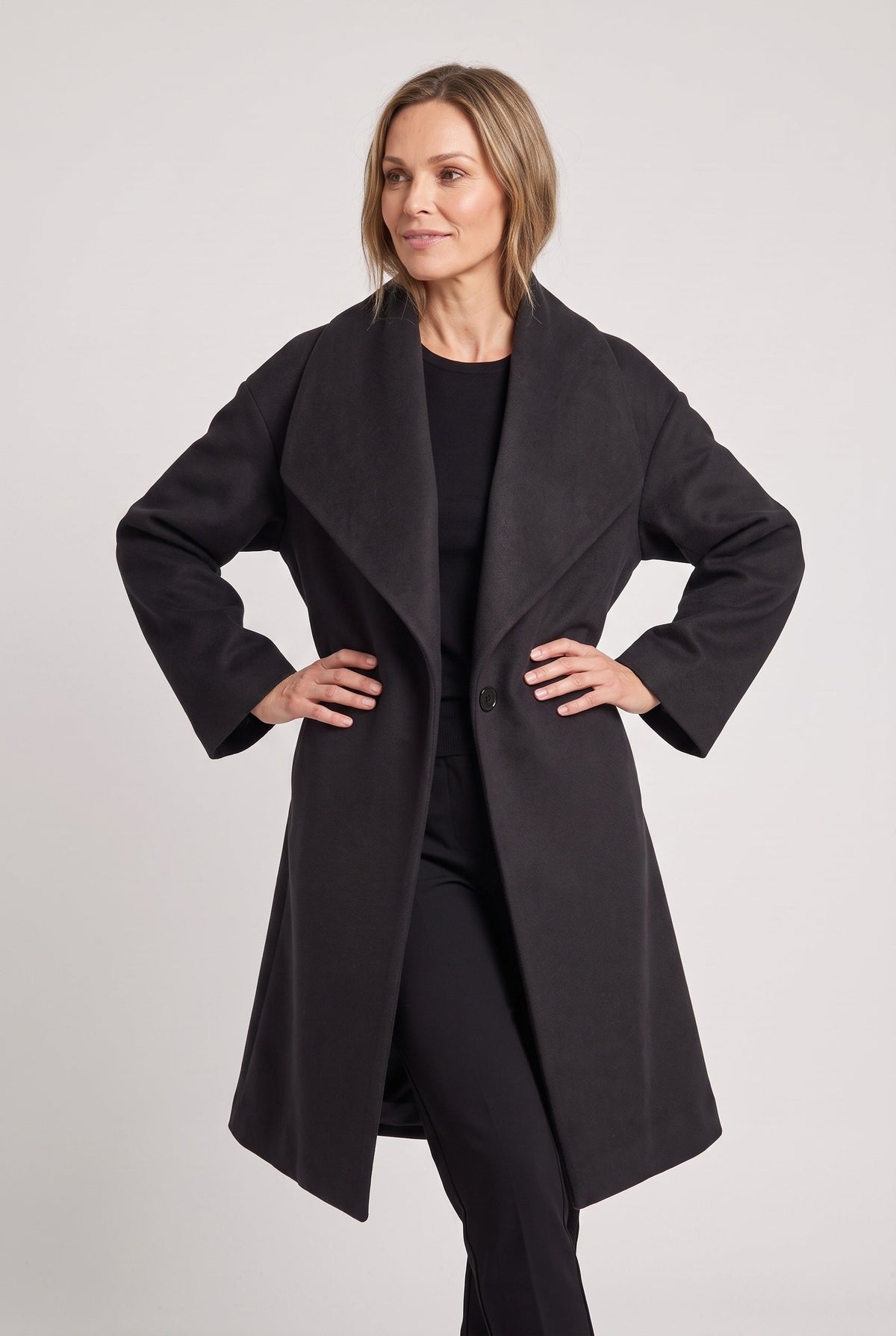 Women's Coat | Oversized Shawl Collar
