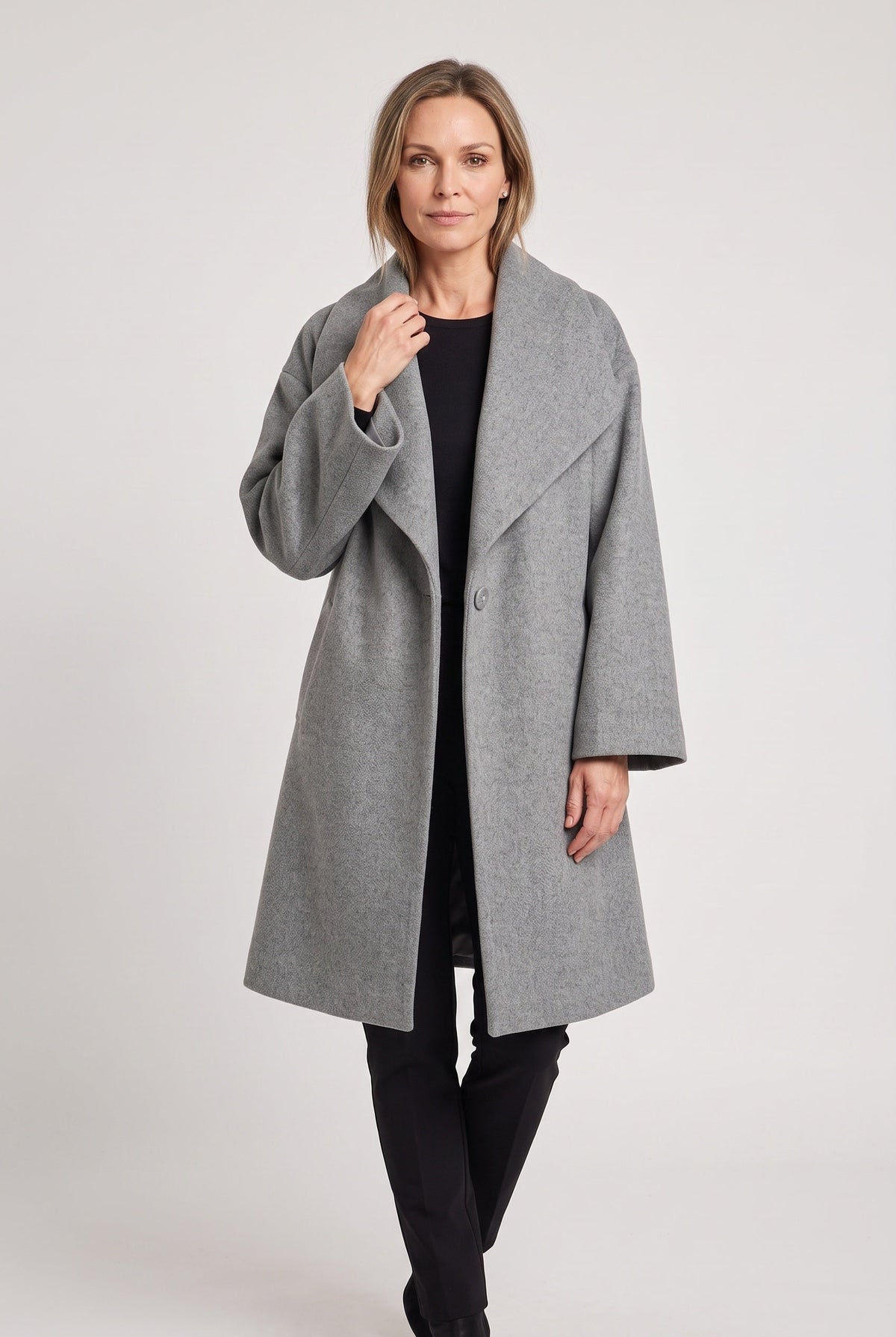 Women's Coat | Oversized Shawl Collar