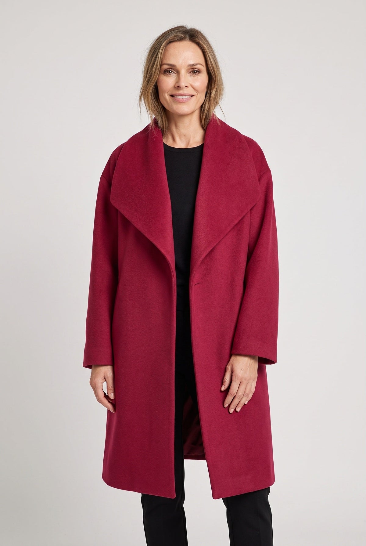 Women's Coat | Oversized Shawl Collar