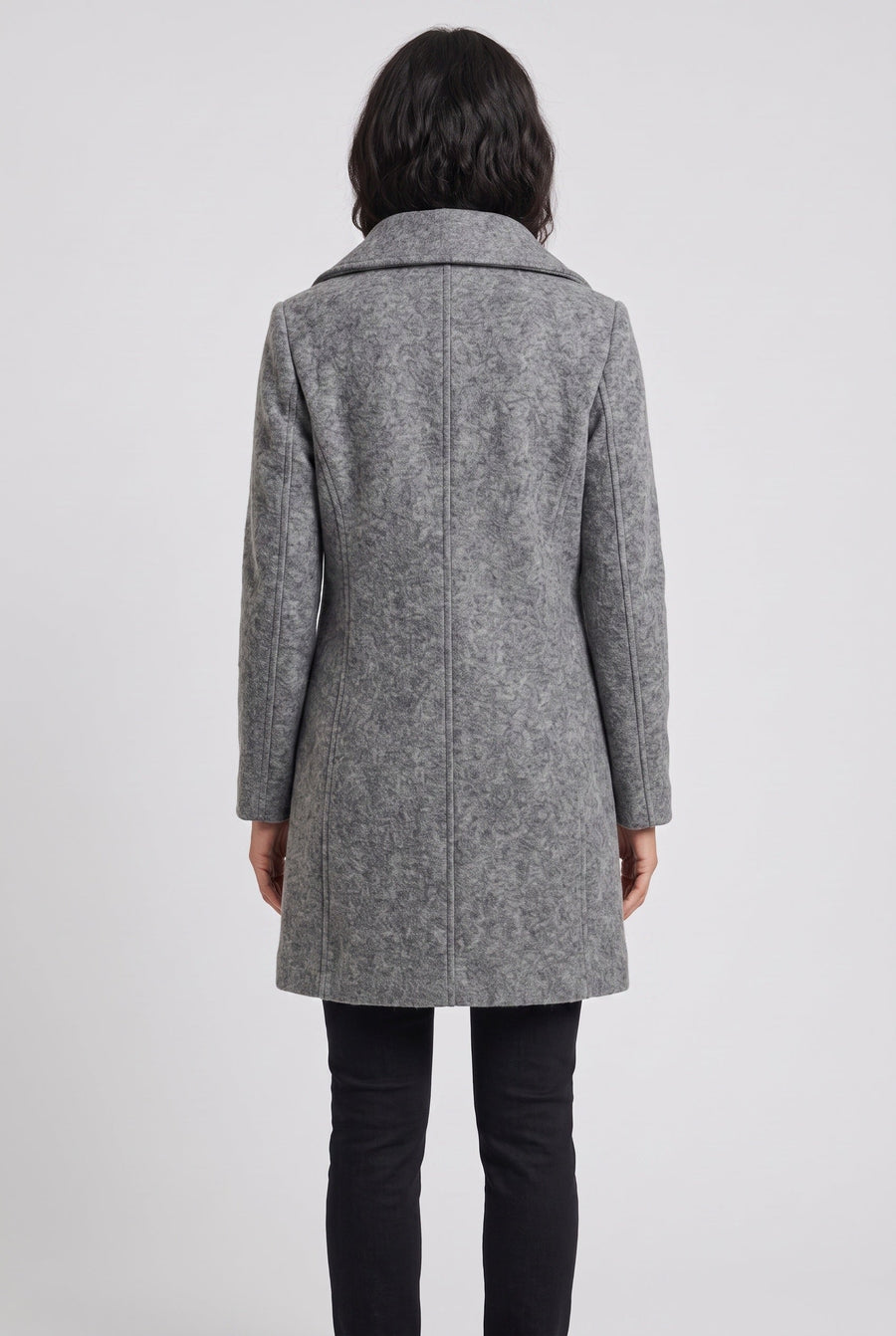 Women's Coat | Mid-Length Button Front