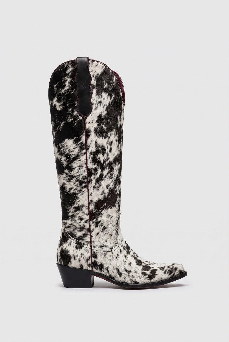 Women's Cowboy Boots | Cow Print Knee-High