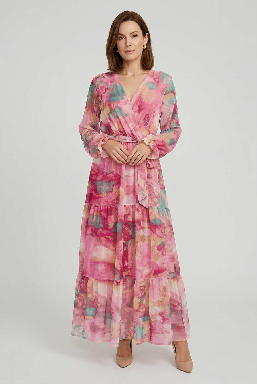 Women’s Summer Dress | Floral Wrap Maxi