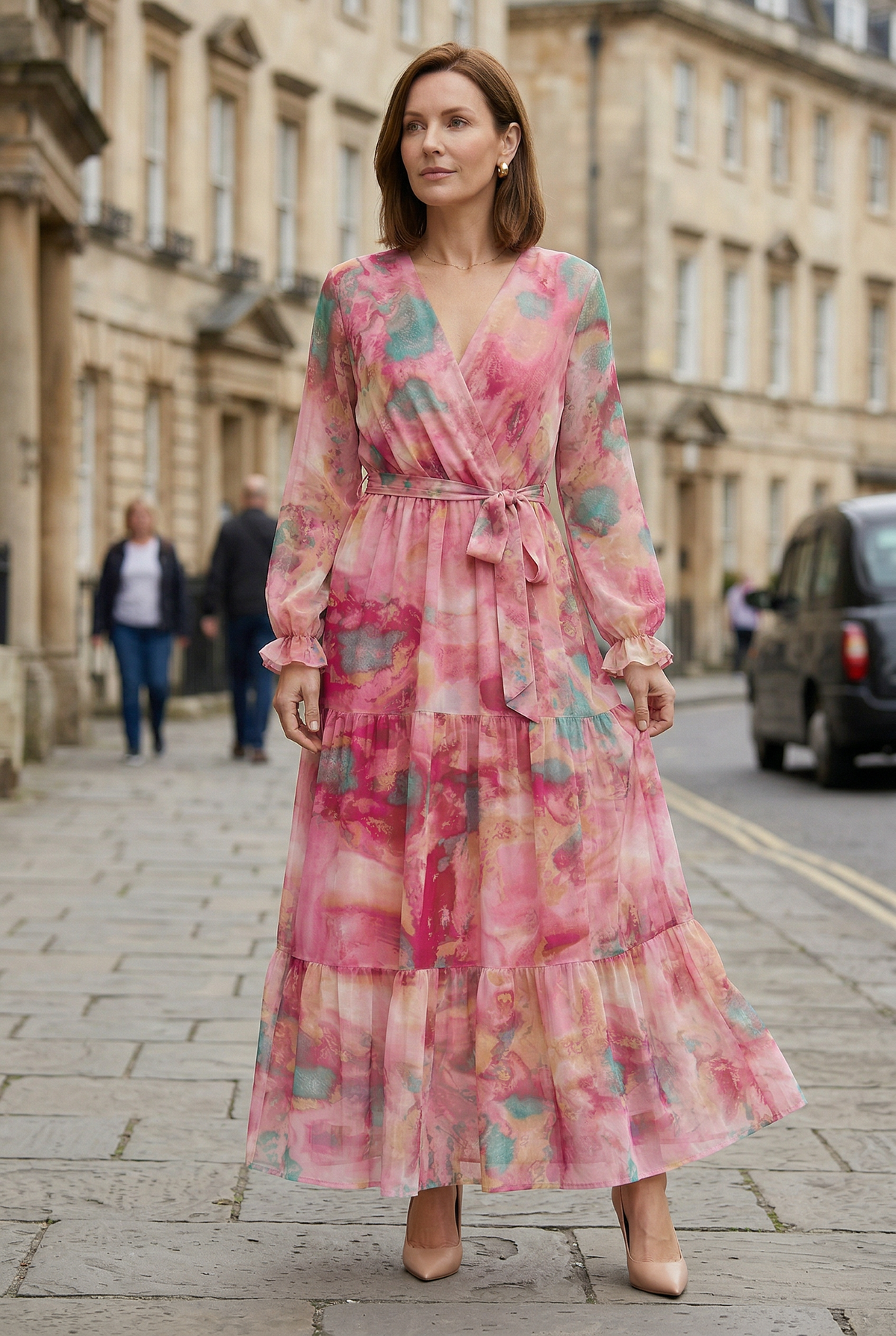 Women’s Summer Dress | Floral Wrap Maxi