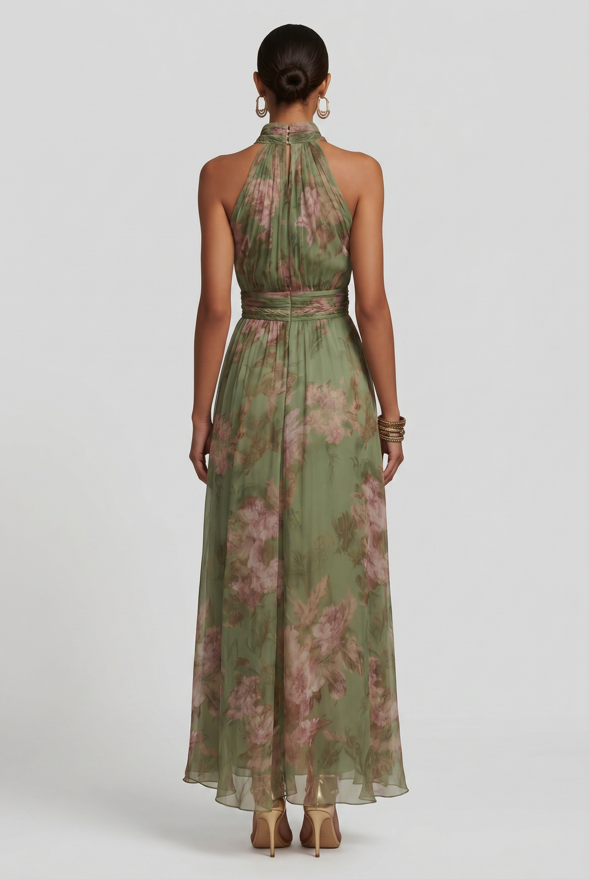 Women's Dress | Printed Summer Wrap Maxi