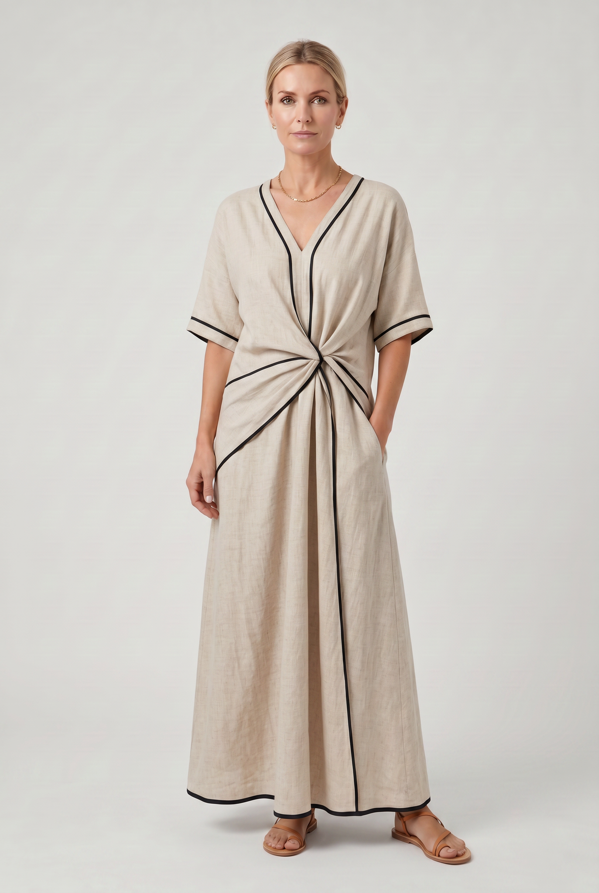 Women's Dress | Summer Twist Front Maxi