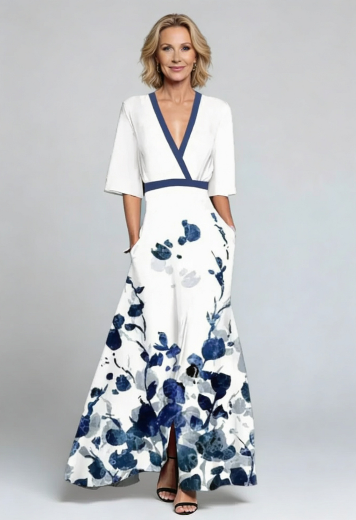 Women's Floral Printed Summer Dress | Maxi