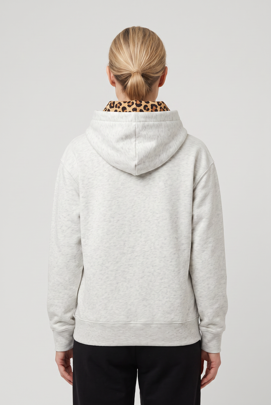 Women's Hoodie | Leopard Print Relaxed Fit