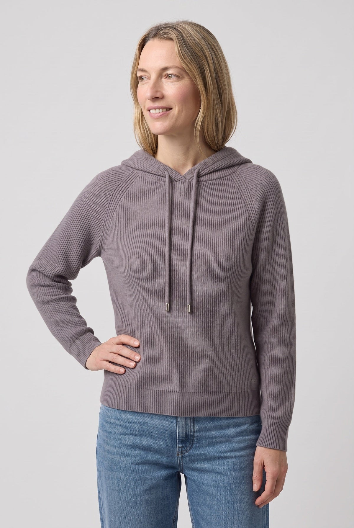 Women's Hoodie | Relaxed Ribbed Pullover