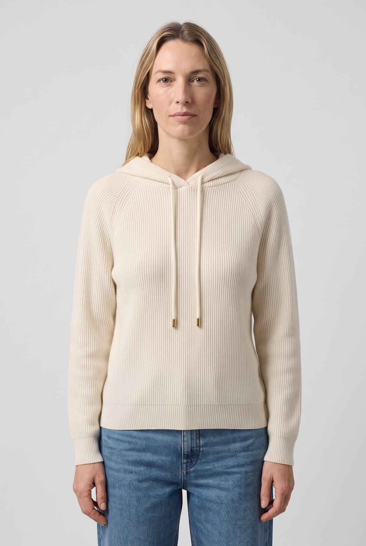 Women's Hoodie | Relaxed Ribbed Pullover