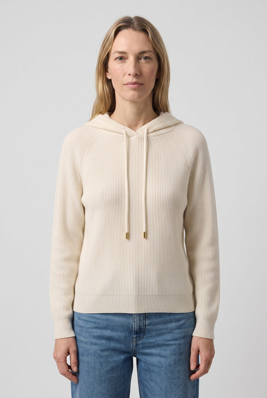 Women's Hoodie | Relaxed Ribbed Pullover