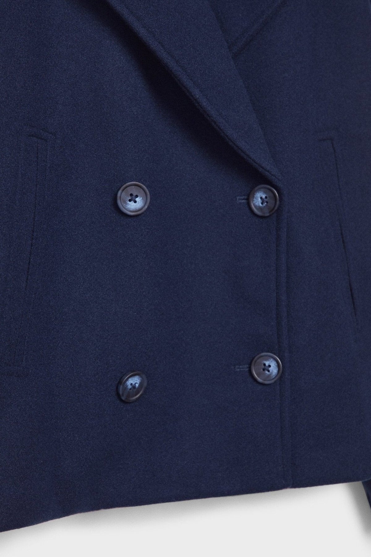 Women’s Jacket | Cropped Double-Breasted with Wide Lapels