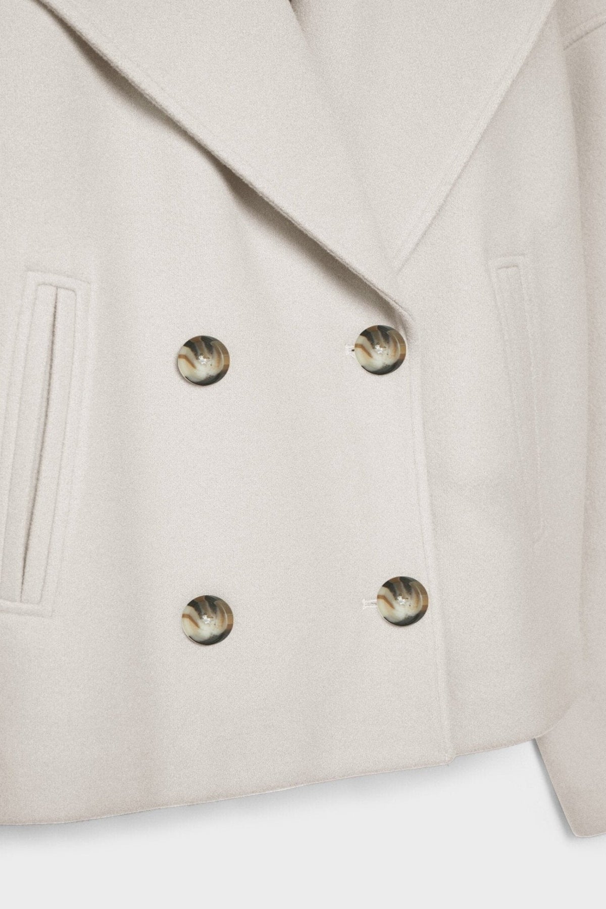 Women’s Jacket | Cropped Double-Breasted with Wide Lapels