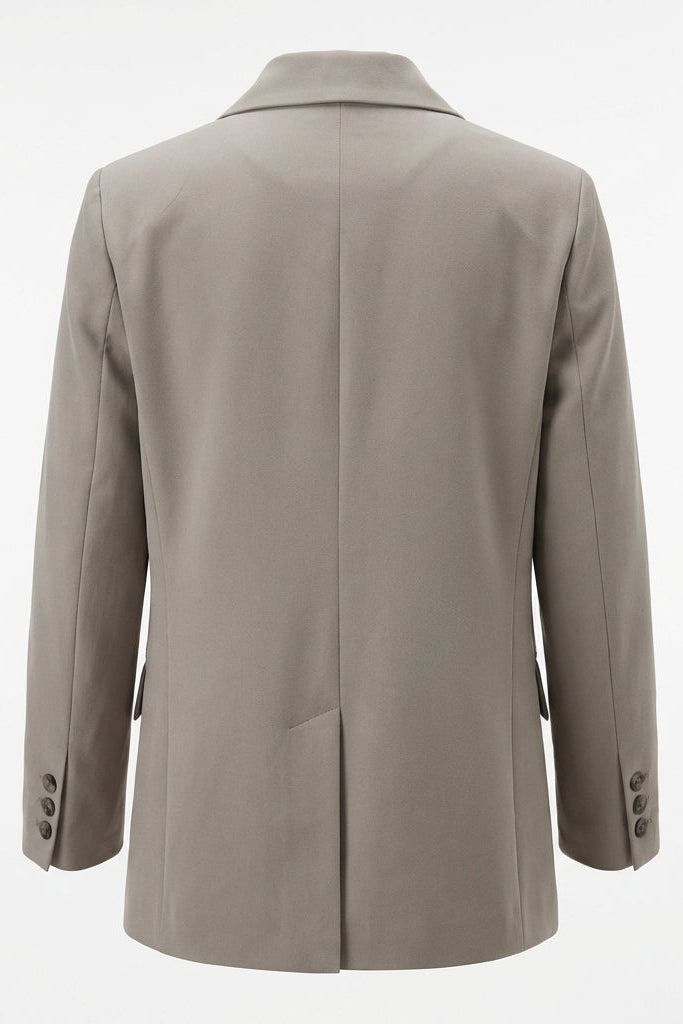 Women’s Jacket | Double-Breasted Blazer with Notch Lapels