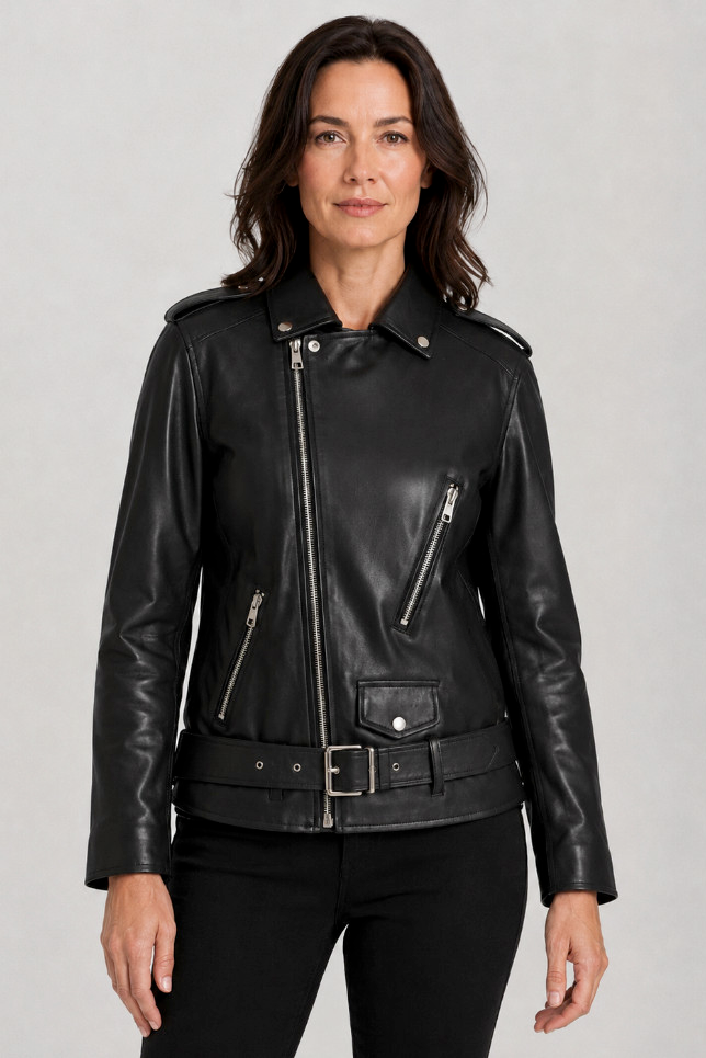 Women's Jacket | Fitted Leather-Look