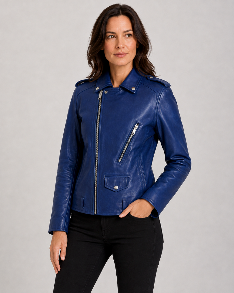 Women's Jacket | Fitted Leather-Look