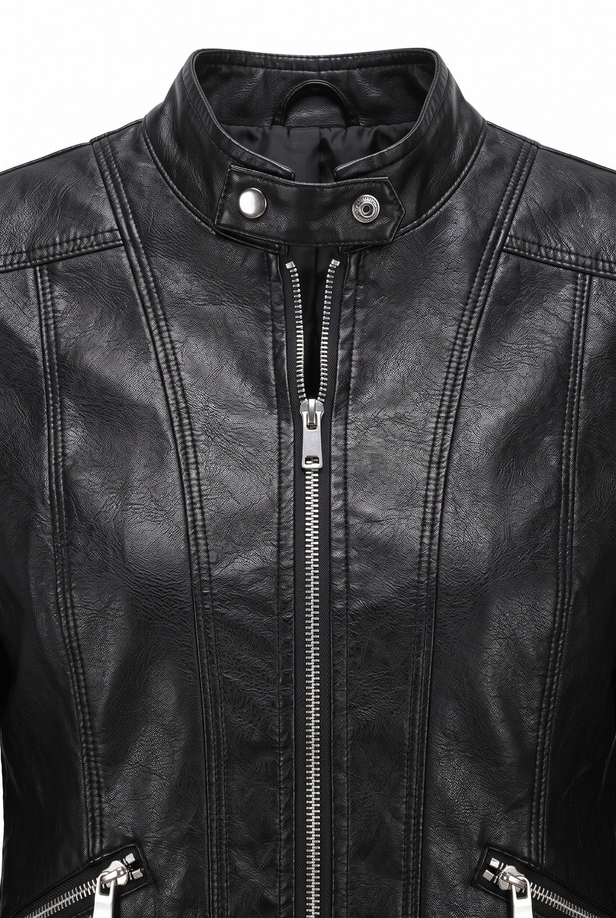 Women's Jacket | Leather-Look Biker