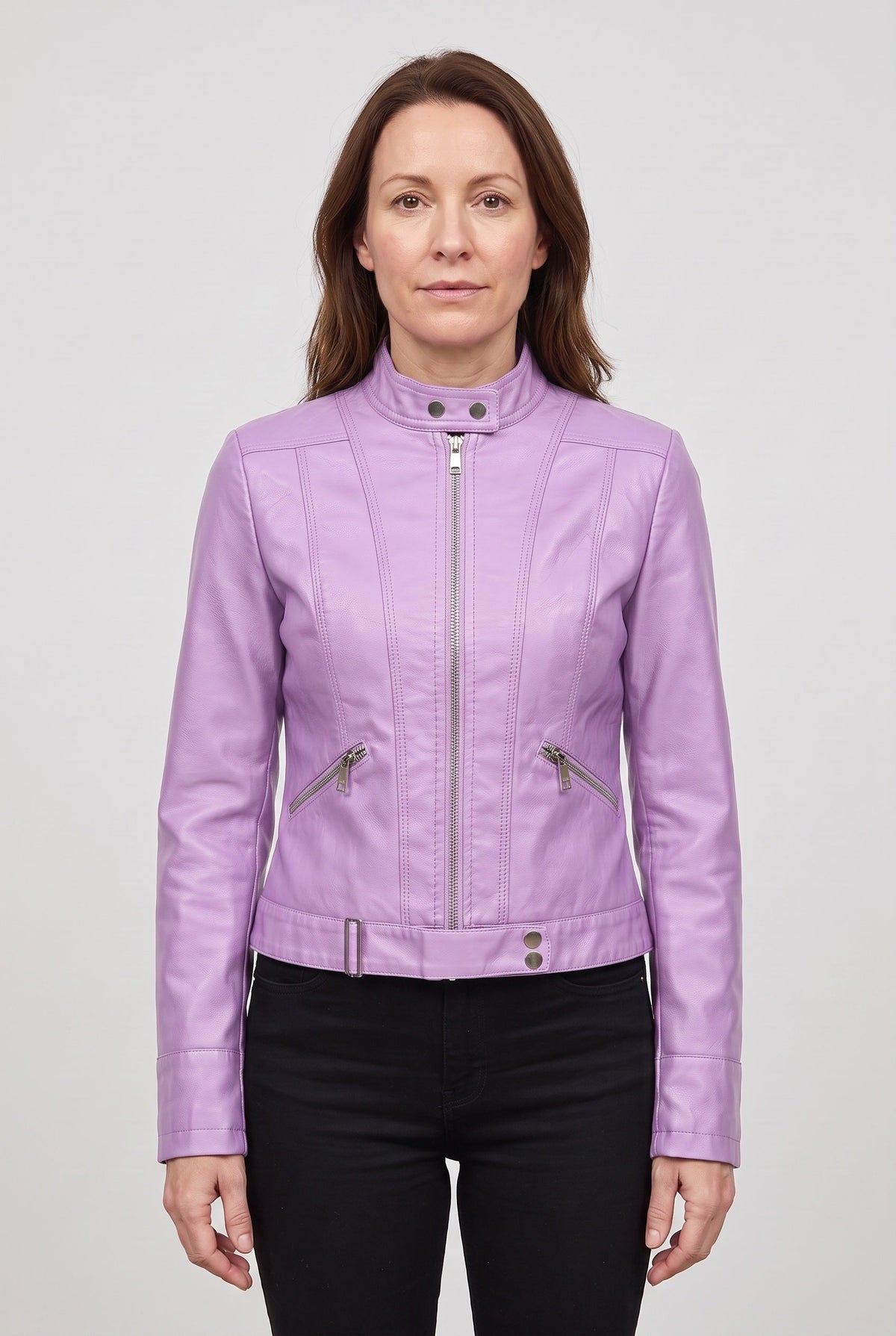 Women's Jacket | Leather-Look Biker