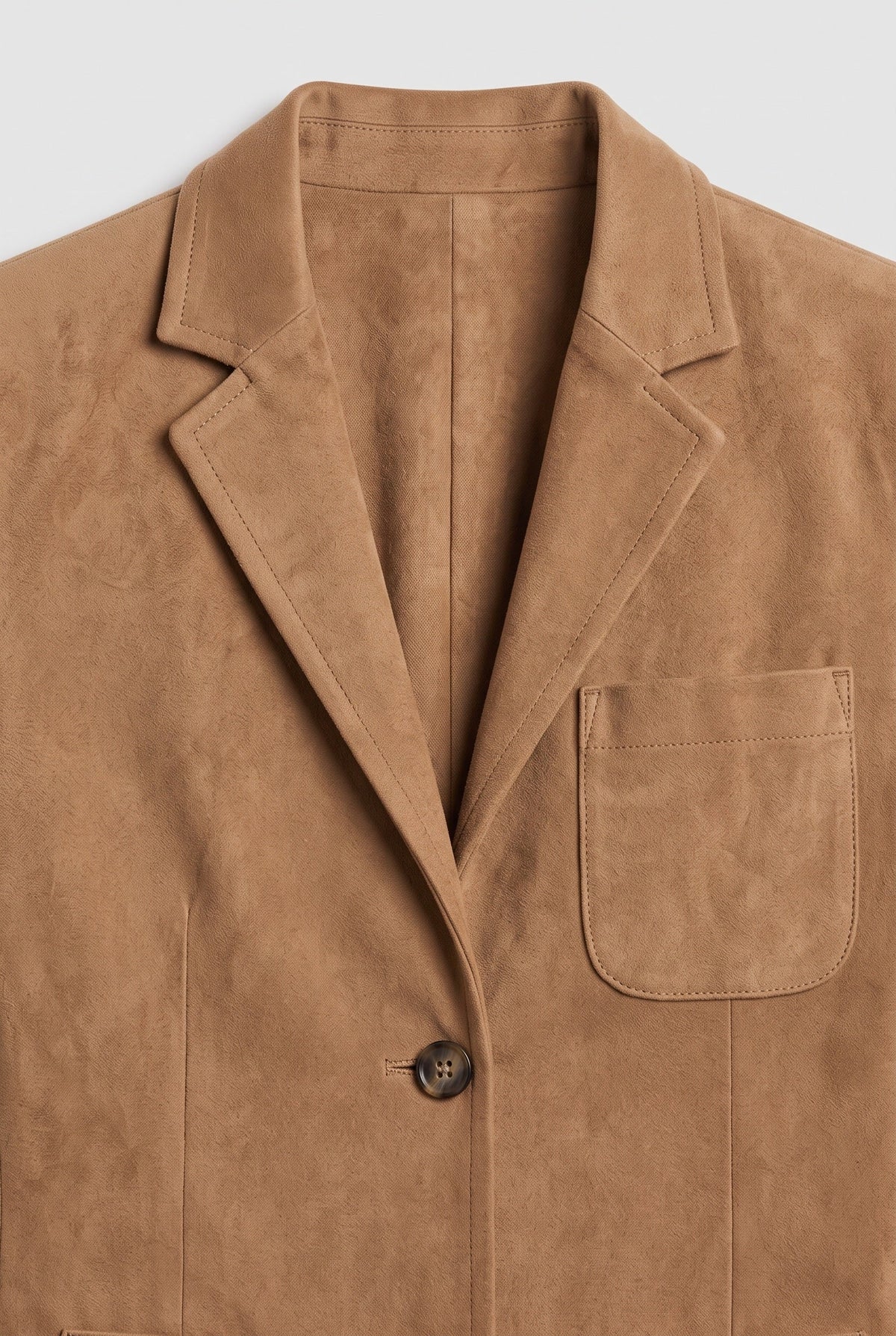 Women's Jacket | Suede-Look Patch Pocket