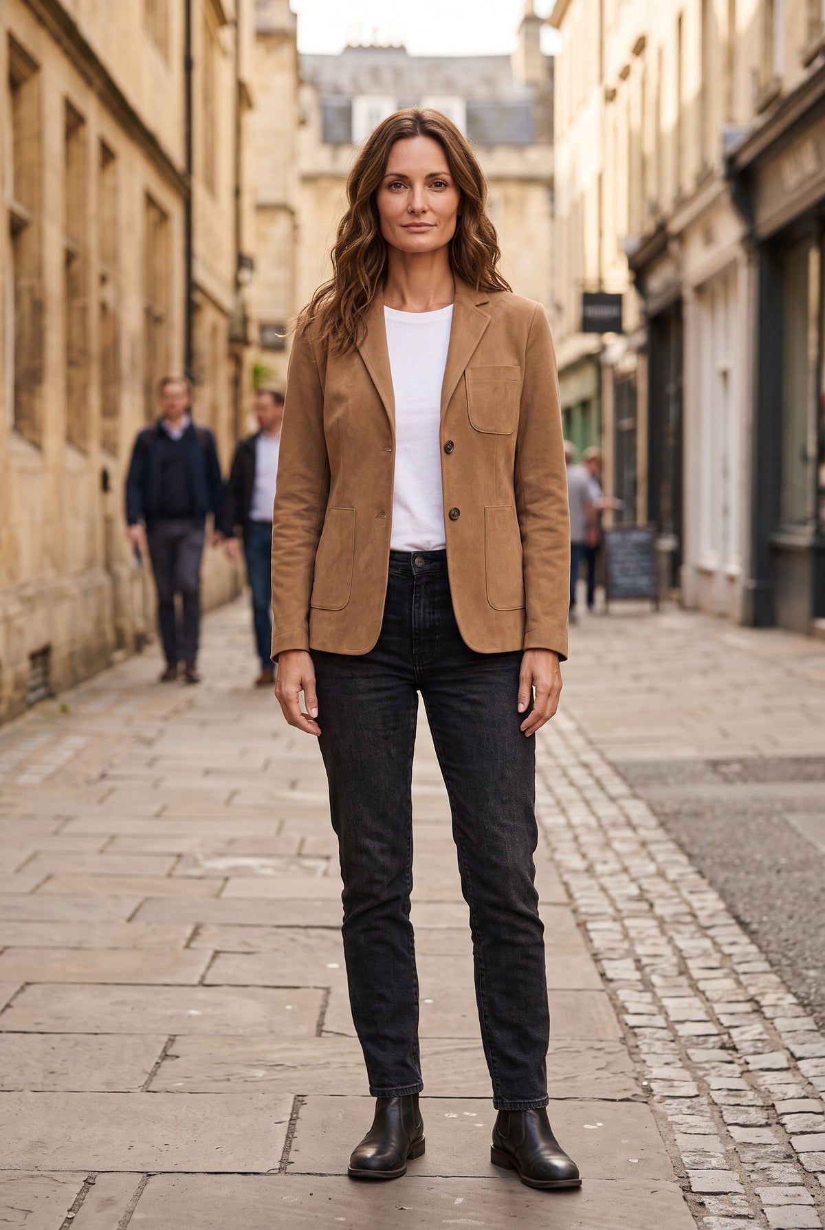 Women's Jacket | Suede-Look Patch Pocket