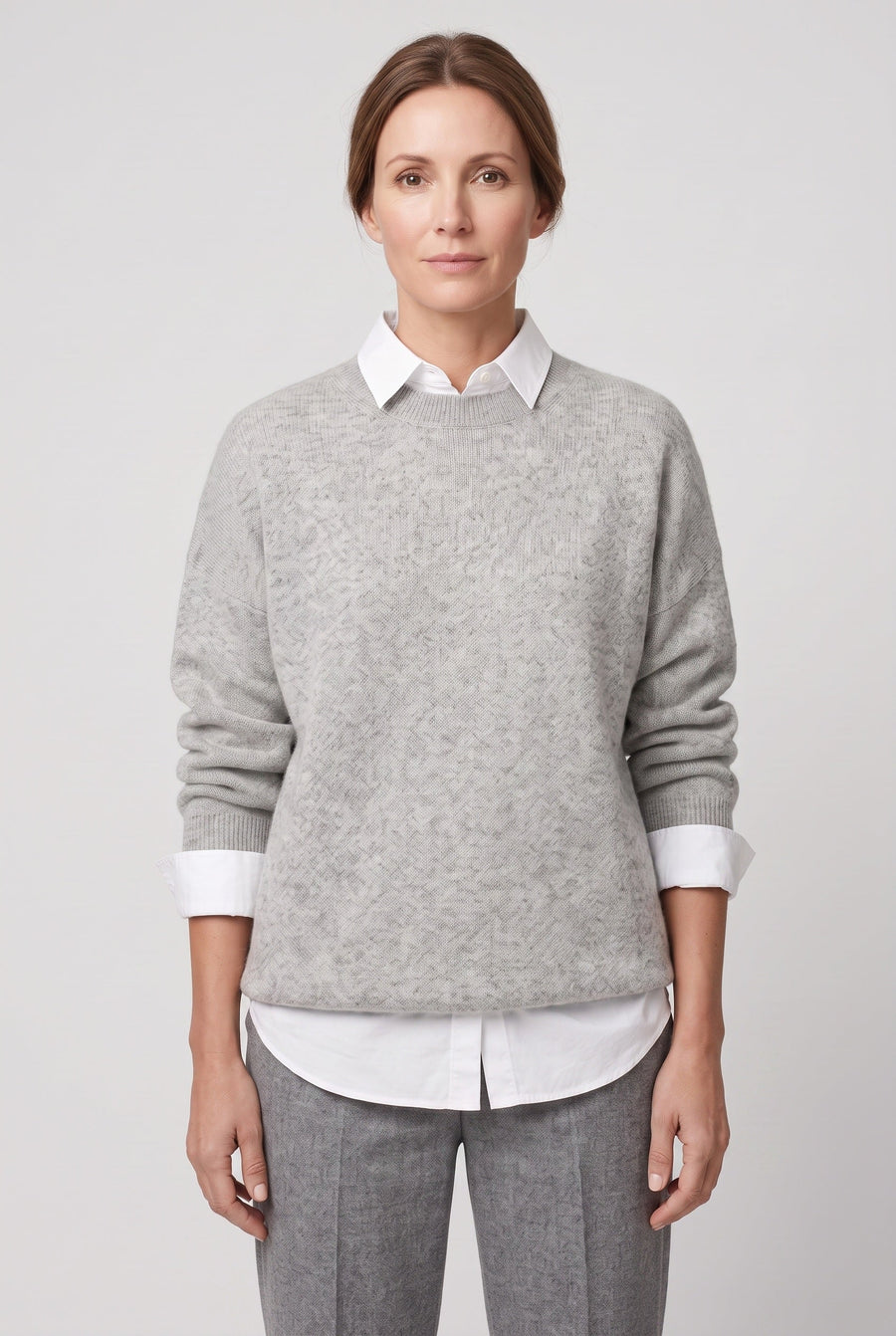 Women’s Jumper | Dropped Shoulder with Ribbed Trims
