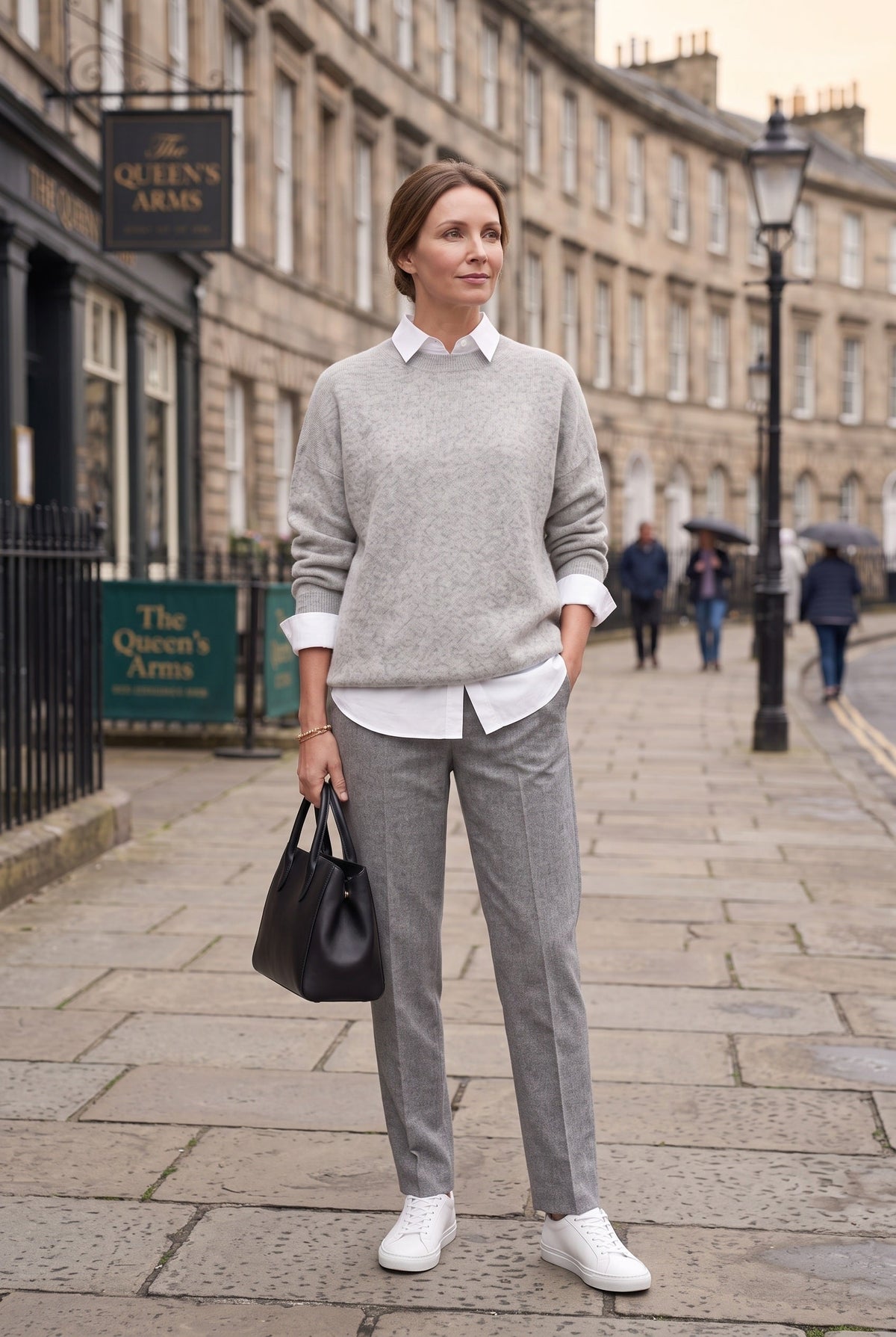 Women’s Jumper | Dropped Shoulder with Ribbed Trims
