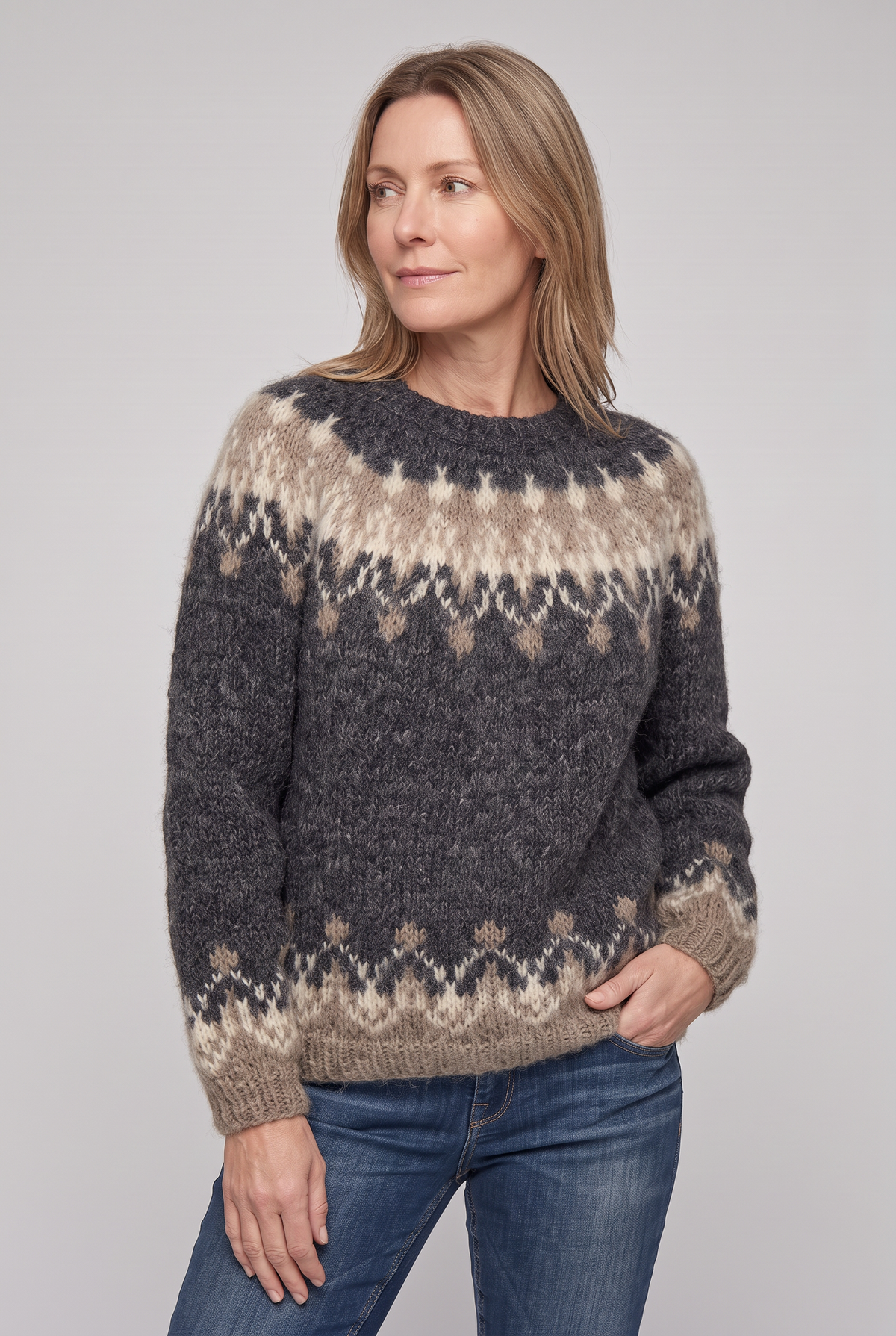 Women's Jumper | Knitted Nordic Snowflake