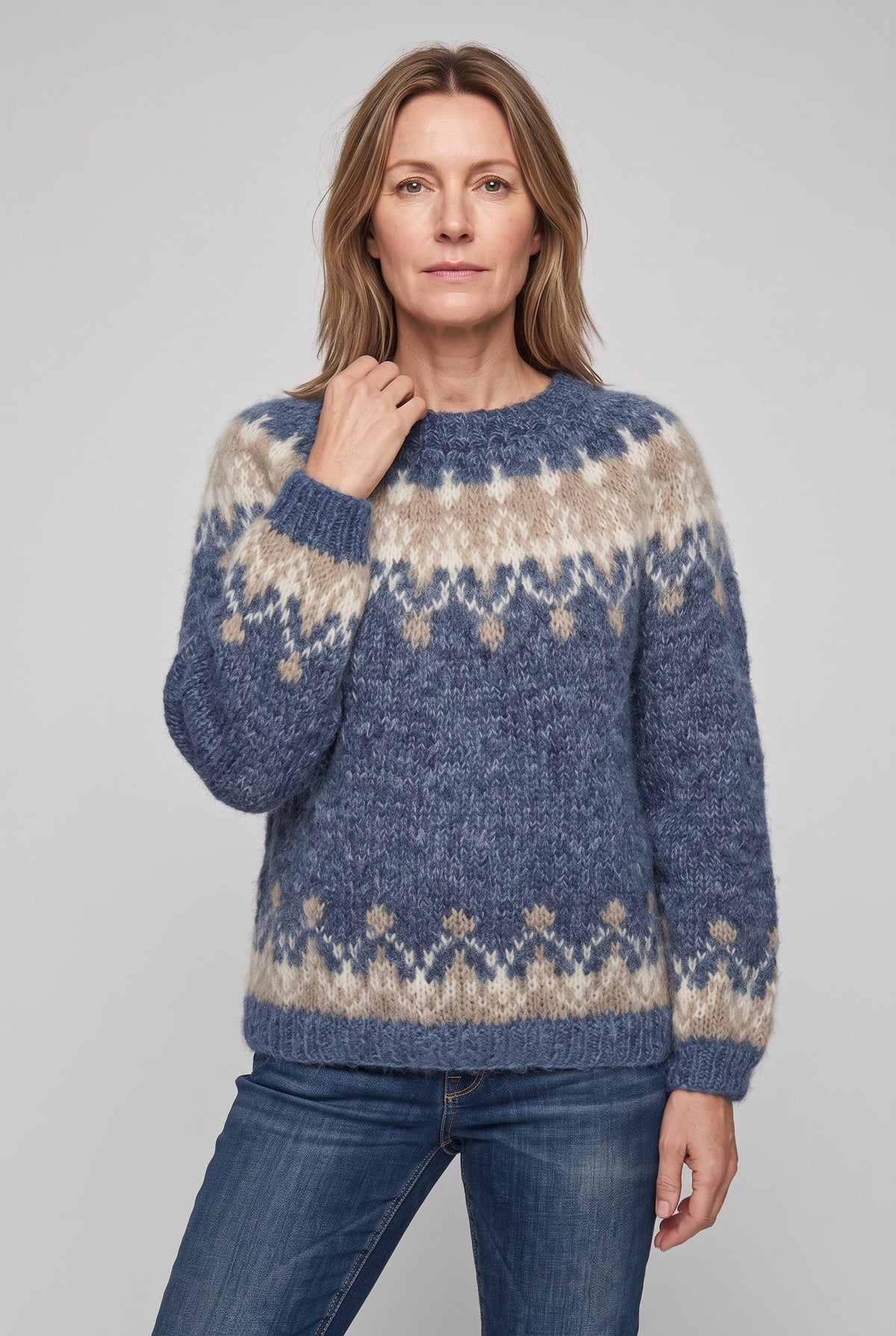 Women's Jumper | Knitted Nordic Snowflake