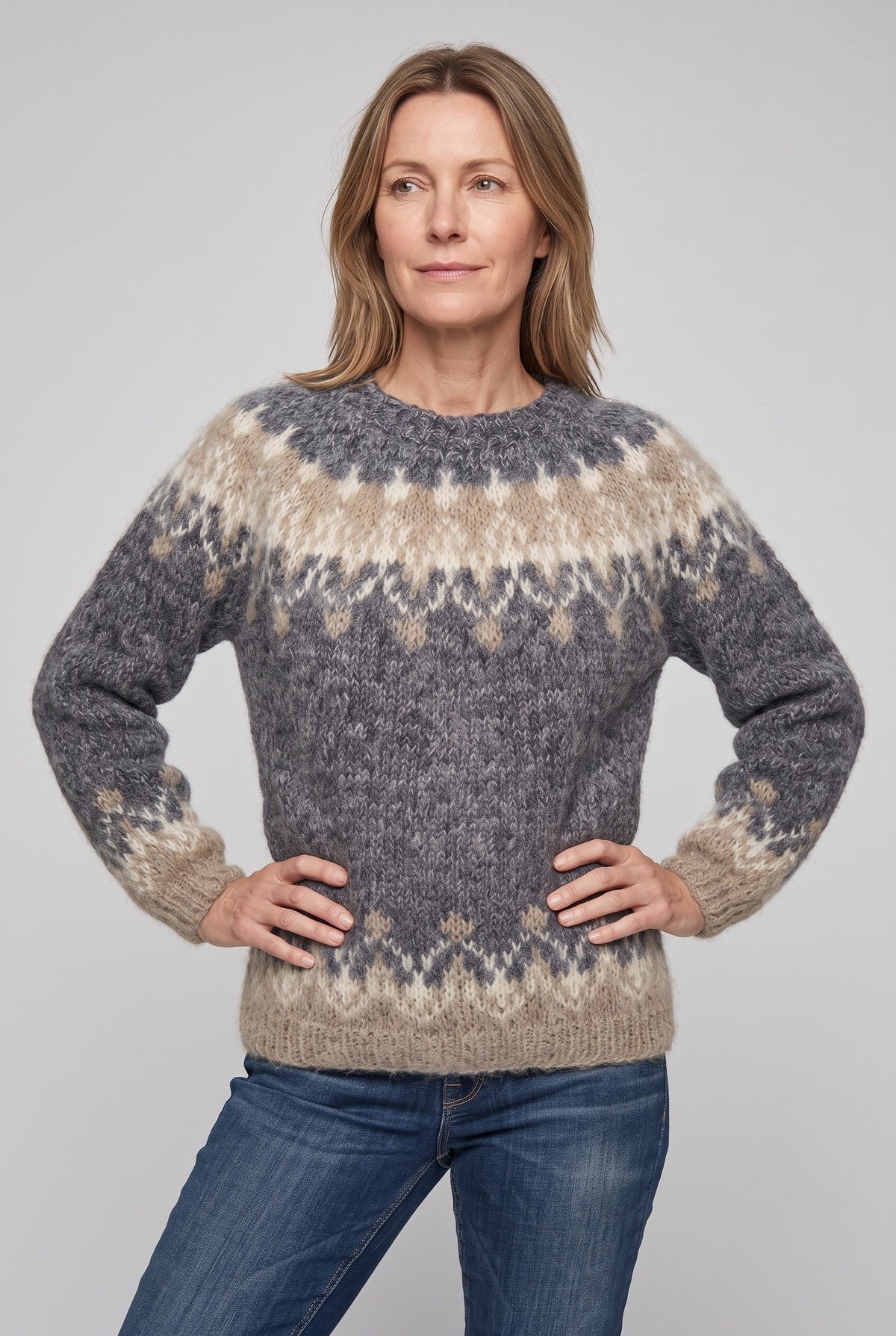 Women's Jumper | Knitted Nordic Snowflake