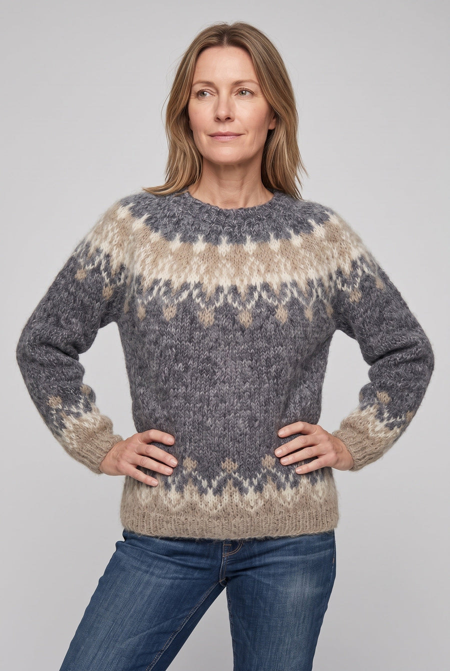 Women's Jumper | Knitted Nordic Snowflake