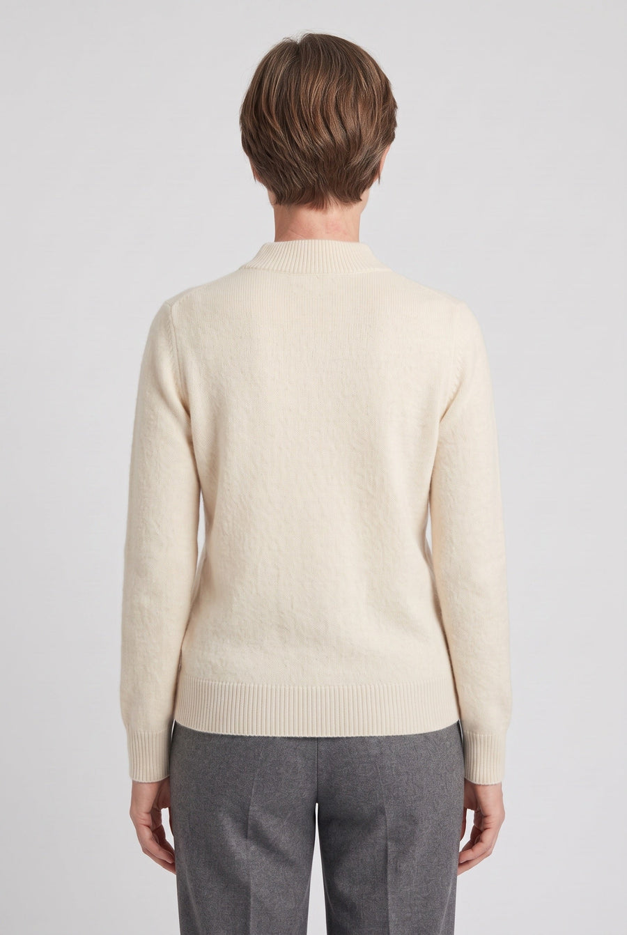 Women's Knitted Jumper | Mock Neck