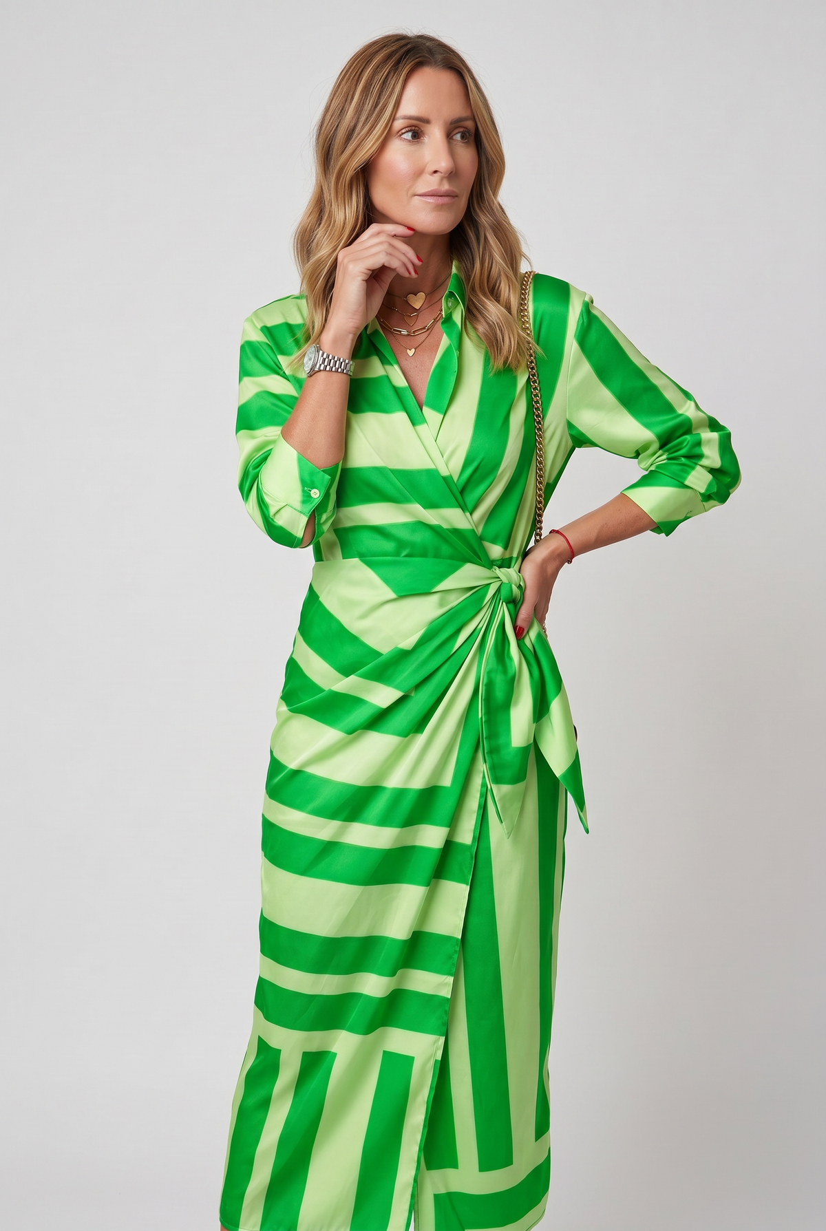 Women's Maxi Dress | Summer Printed Waist Crinching Shirt