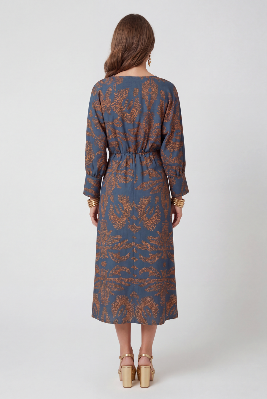 Women’s Maxi Dress | V-Neck Boho Print